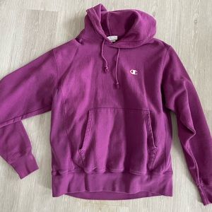 Purple Champion hoodie. Very worn but good condition.